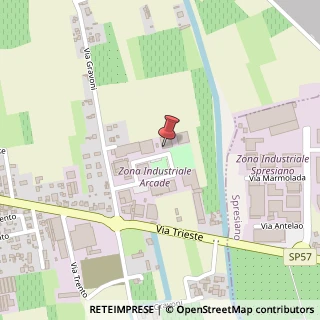 Mappa Via Ruggero Lombardi, 38, 31030 Arcade, Treviso (Veneto)
