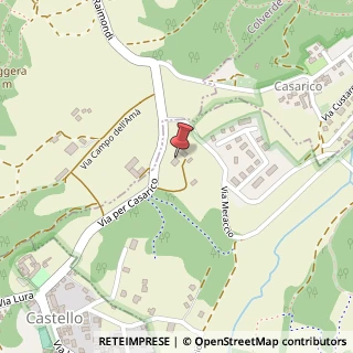 Mappa Via per Casarico, 7, 22079 Villa Guardia, Como (Lombardia)