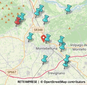 Mappa Via Mercato Vecchio, 31044 Montebelluna TV, Italia (4.32214)