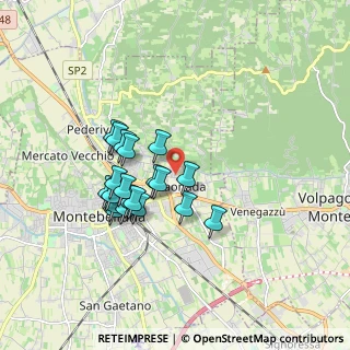 Mappa Via Bonetto, 31044 Montebelluna TV, Italia (1.4785)