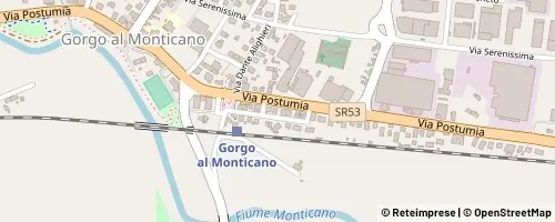 Mappa Gorgo al Monticano