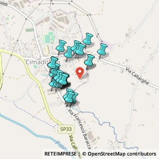Mappa Via Ambrosetta, 31010 Cimadolmo TV, Italia (0.34286)