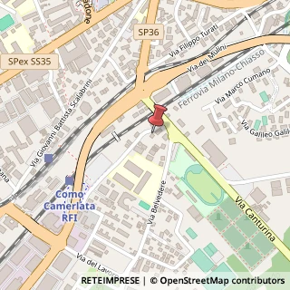 Mappa Via San Bernardino da Siena, 7, 22100 Como, Como (Lombardia)