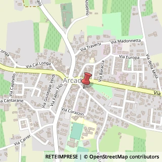Mappa Via Roma, 19, 31030 Arcade, Treviso (Veneto)