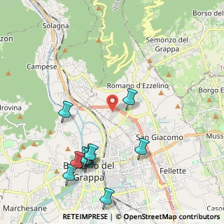 Mappa Via Martiri di Belfiore, 36060 Romano D'ezzelino VI, Italia (2.40909)