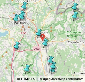 Mappa Via G. di Vittorio, 21046 Malnate VA, Italia (5.28)