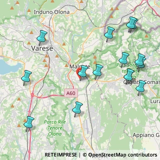 Mappa Via G. di Vittorio, 21046 Malnate VA, Italia (5.21467)