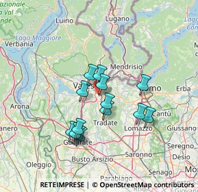 Mappa Via di Vittorio Giuseppe, 21046 Malnate VA, Italia (11.3)