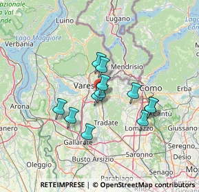 Mappa Via di Vittorio Giuseppe, 21046 Malnate VA, Italia (10.345)