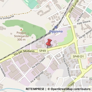 Mappa Via per Molteno, 28, 23848 Oggiono, Lecco (Lombardia)
