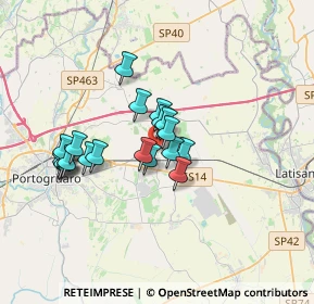 Mappa Viale Olimpia, 30025 Fossalta di Portogruaro VE, Italia (2.813)