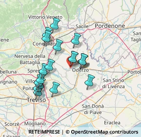 Mappa Via Campagnola, 31024 Ormelle TV, Italia (11.71105)