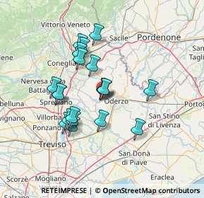 Mappa Via Campagnola, 31024 Ormelle TV, Italia (11.8365)