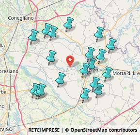 Mappa Via Campagnola, 31024 Ormelle TV, Italia (7.51053)