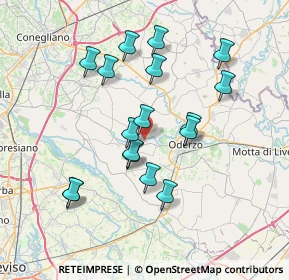 Mappa Via Campagnola, 31024 Ormelle TV, Italia (6.70941)