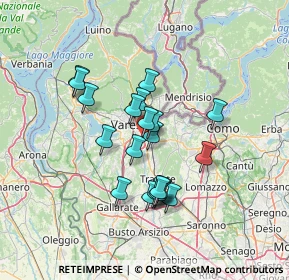 Mappa Via Adua, 21046 Malnate VA, Italia (11.144)