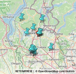 Mappa Via Adua, 21046 Malnate VA, Italia (10.99857)