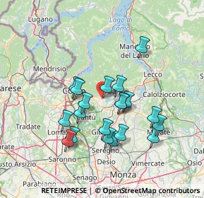 Mappa Via Matteotti, 22030 Orsenigo CO, Italia (12.467)