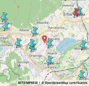 Mappa Via Matteotti, 22030 Orsenigo CO, Italia (2.72615)