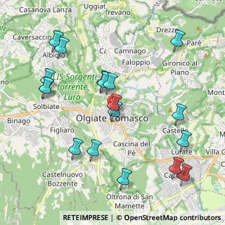 Mappa Via Sempione, 22077 Olgiate Comasco CO, Italia (2.25)