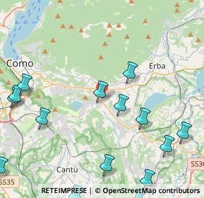 Mappa Via Baraggia, 22032 Albese con Cassano CO, Italia (6.00813)