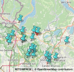 Mappa Via Baraggia, 22032 Albese con Cassano CO, Italia (8.6205)