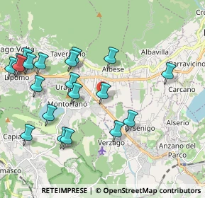 Mappa Via Baraggia, 22032 Albese con Cassano CO, Italia (2.2645)