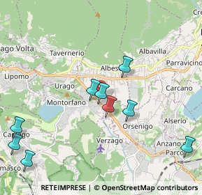 Mappa Via Baraggia, 22032 Albese con Cassano CO, Italia (2.59818)