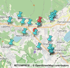 Mappa Via Baraggia, 22032 Albese con Cassano CO, Italia (1.987)