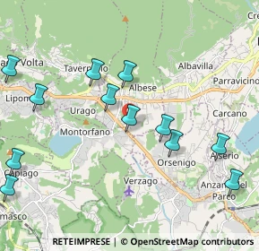 Mappa Via Baraggia, 22032 Albese con Cassano CO, Italia (2.31417)