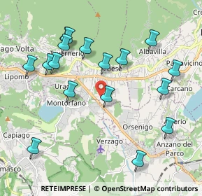 Mappa Via Baraggia, 22032 Albese con Cassano CO, Italia (2.15765)
