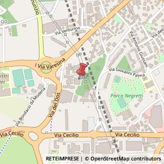 Mappa Via del Dos, 3, 22100 Como, Como (Lombardia)