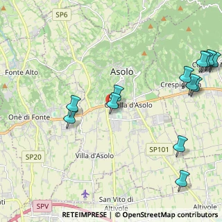 Mappa Viale Volta, 31011 Asolo TV, Italia (2.72462)