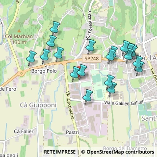 Mappa Viale Volta, 31011 Asolo TV, Italia (0.5295)