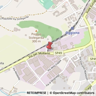 Mappa Via per Molteno, 34, 23848 Oggiono, Lecco (Lombardia)