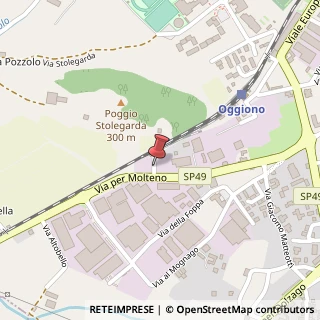 Mappa Via per Molteno, 27, 23848 Oggiono, Lecco (Lombardia)