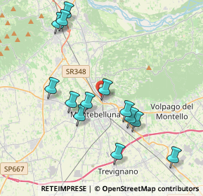 Mappa Via Ru', 31044 Montebelluna TV, Italia (3.98538)