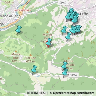 Mappa Via Bozzola, 24026 Leffe BG, Italia (1.37778)