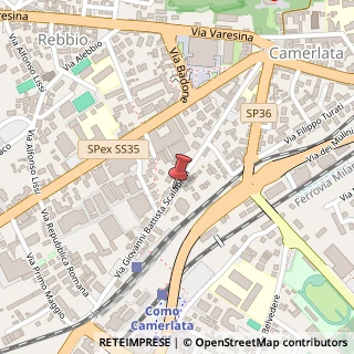 Mappa Via Giovanni Battista Scalabrini,  29, 22100 Como, Como (Lombardia)