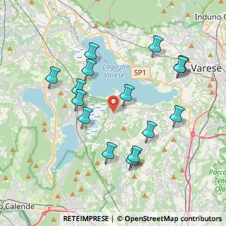 Mappa 21020 Inarzo VA, Italia (3.91733)