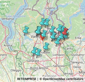 Mappa Via Milano angolo, 21046 Malnate VA, Italia (10.136)