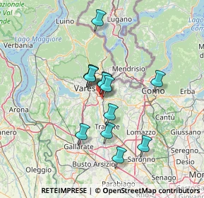 Mappa Via Milano angolo, 21046 Malnate VA, Italia (10.51154)