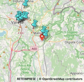 Mappa Via Milano angolo, 21046 Malnate VA, Italia (4.44)