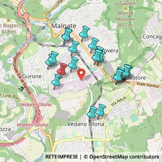 Mappa Via Milano angolo, 21046 Malnate VA, Italia (0.853)