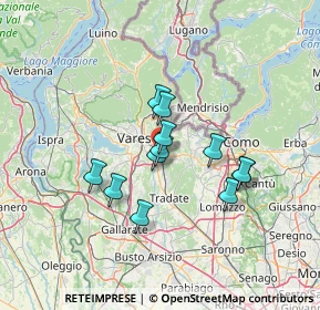 Mappa Via Giuseppe di Vittorio, 21046 Malnate VA, Italia (10.34667)