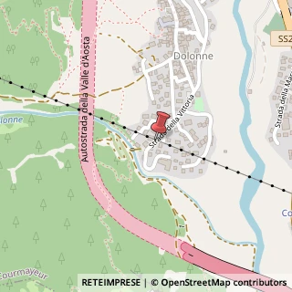 Mappa Strada vittoria dolonne 13, 11013 Courmayeur, Aosta (Valle d'Aosta)