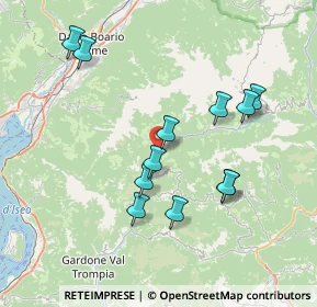 Mappa Strada Provinciale BS, 25061 Bovegno BS, Italia (7.2325)