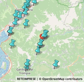 Mappa Strada Provinciale BS, 25061 Bovegno BS, Italia (9.5455)