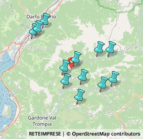 Mappa Strada Provinciale BS, 25061 Bovegno BS, Italia (6.90333)