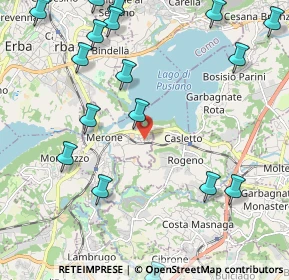 Mappa Via Europa, 22046 Merone CO, Italia (2.76765)